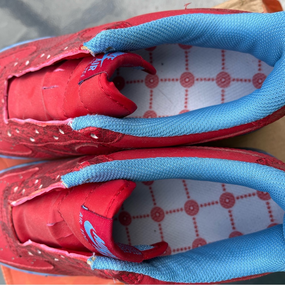 Nike Red and Blue Sneakers - Picture 4 of 5